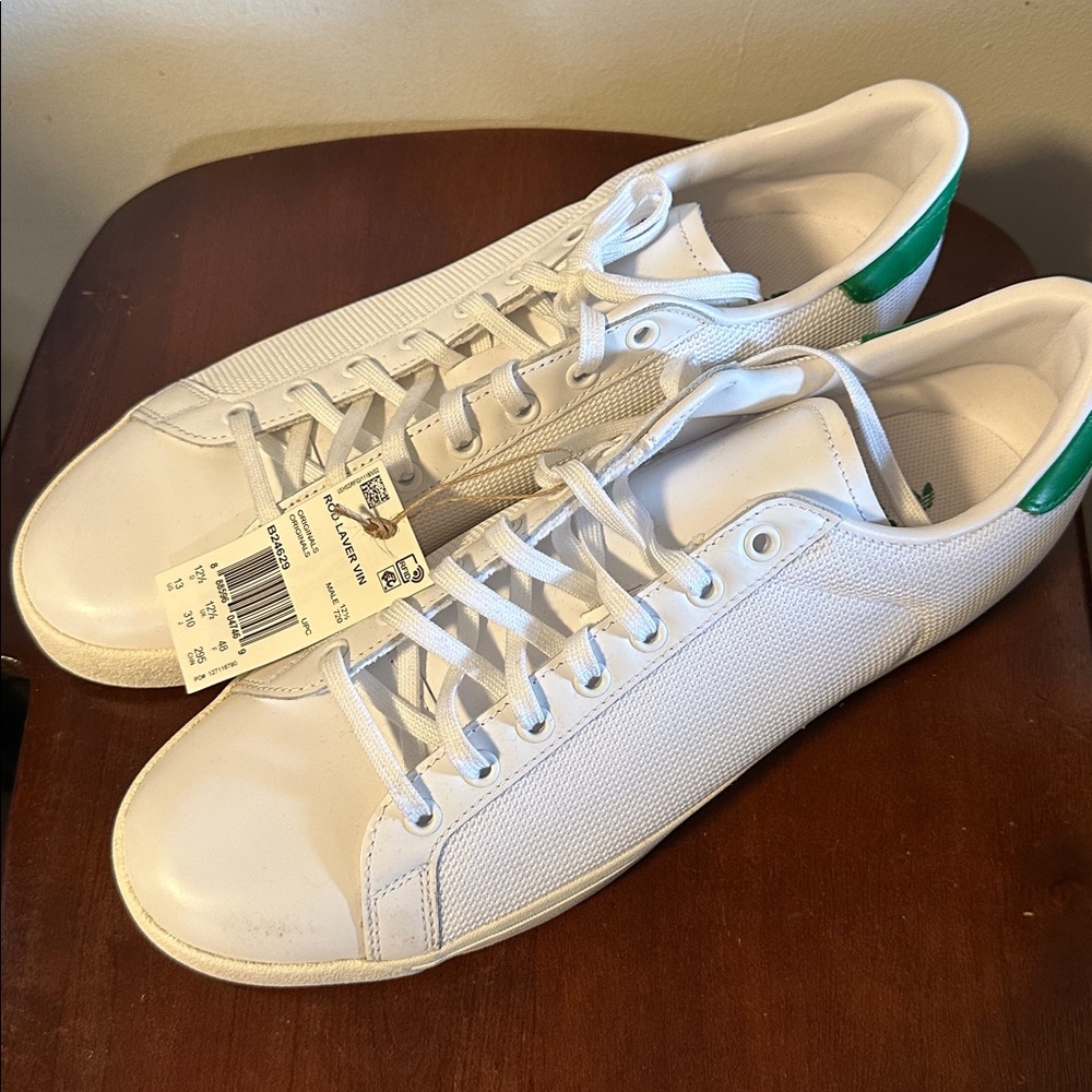 NWT Adidas Originals Rod Laver Vintage shoes - Picture 3 of 5